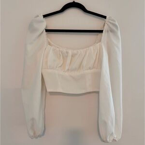 White Princess Polly blouse